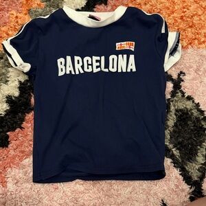 Barcelona Kids Navy Blue T-Shirt